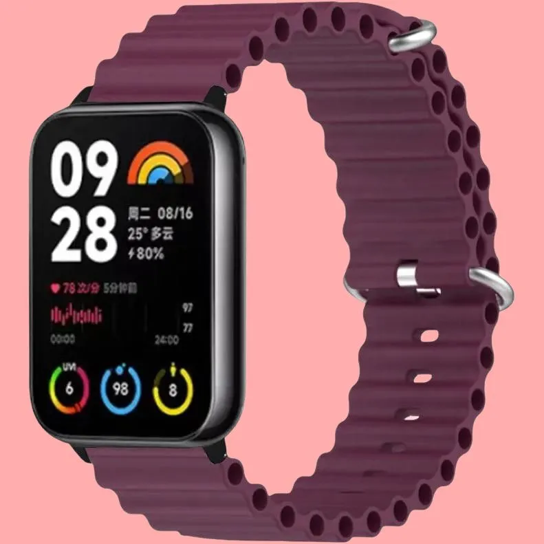 LOVINGCOOL Watch Band Xiaomi Compatibility Silicone Material-7