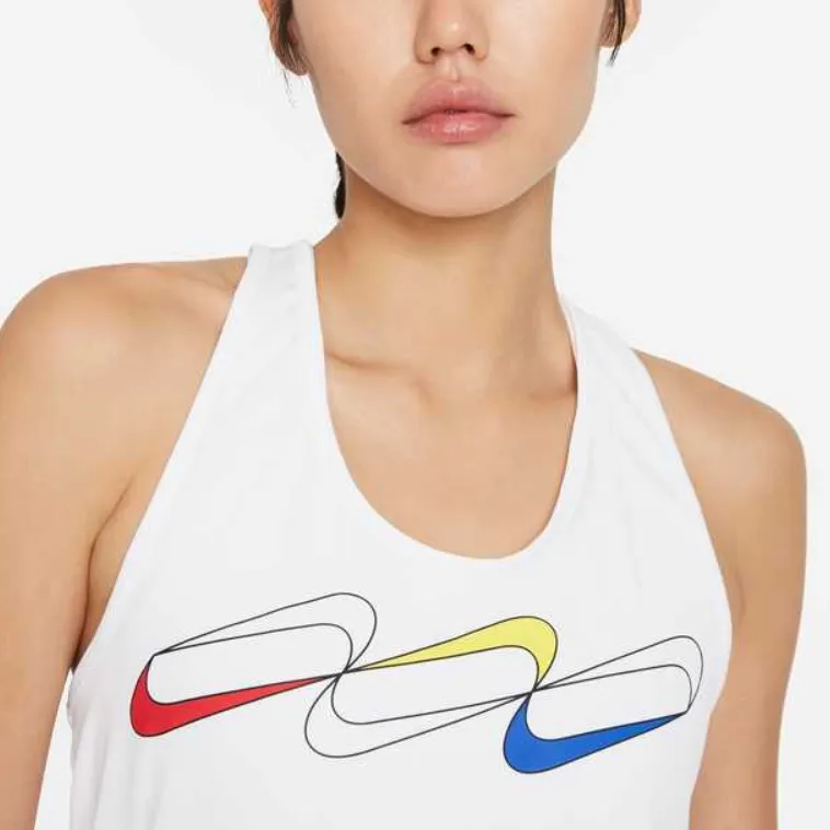 Nike Sleeveless Sports Shirts Women's White-3