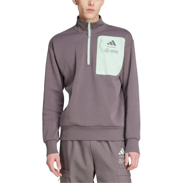 Adidas Mercedes Amg Petronas Formula Team Premium Woven Fleece Top-3