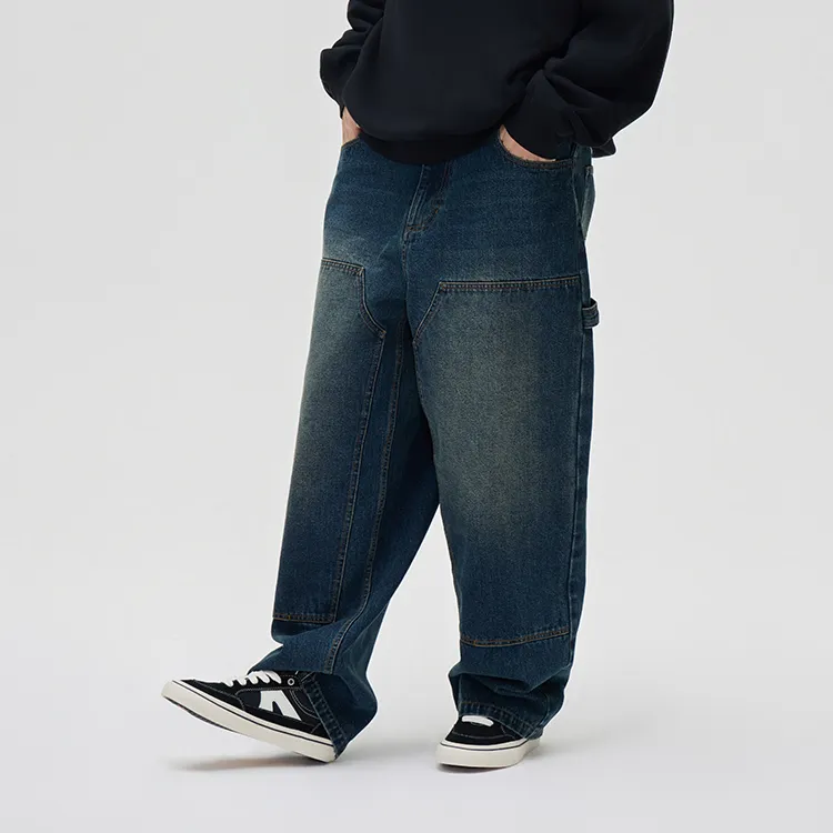 Vision Street Wear Jeans Unisex Denim Blue-2