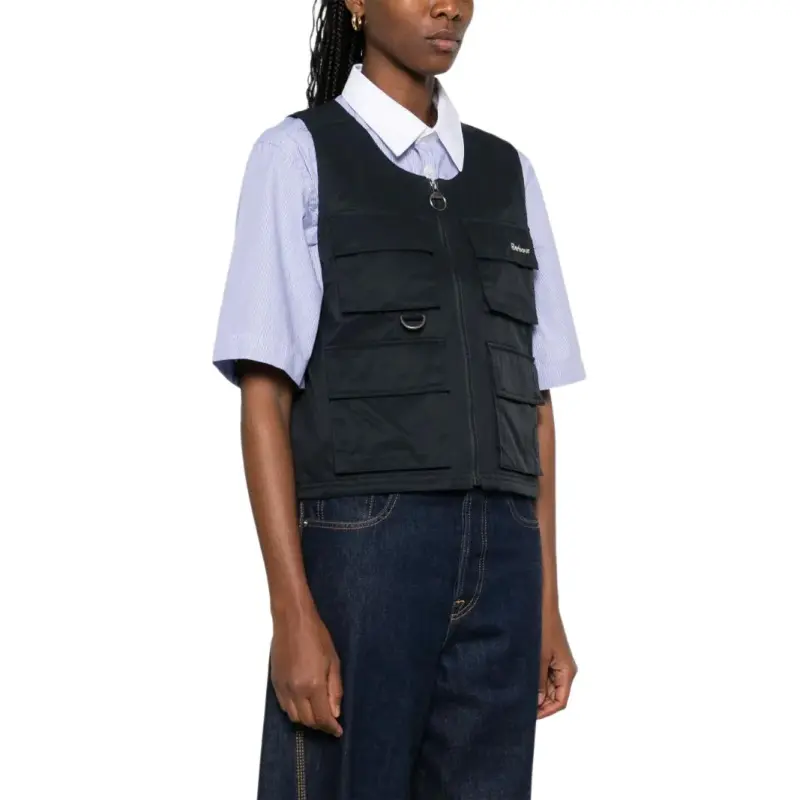 BARBOUR SS25 Vest Women's Midnight Blue-3