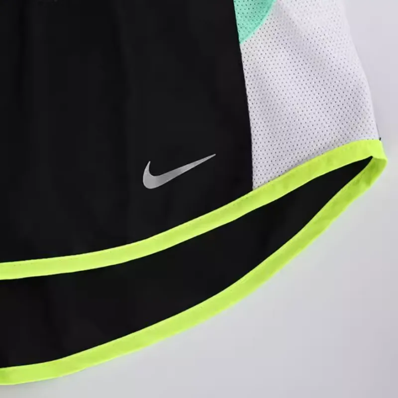 Nike Dri Fit Casual Shorts Women's Black/Green Color-2