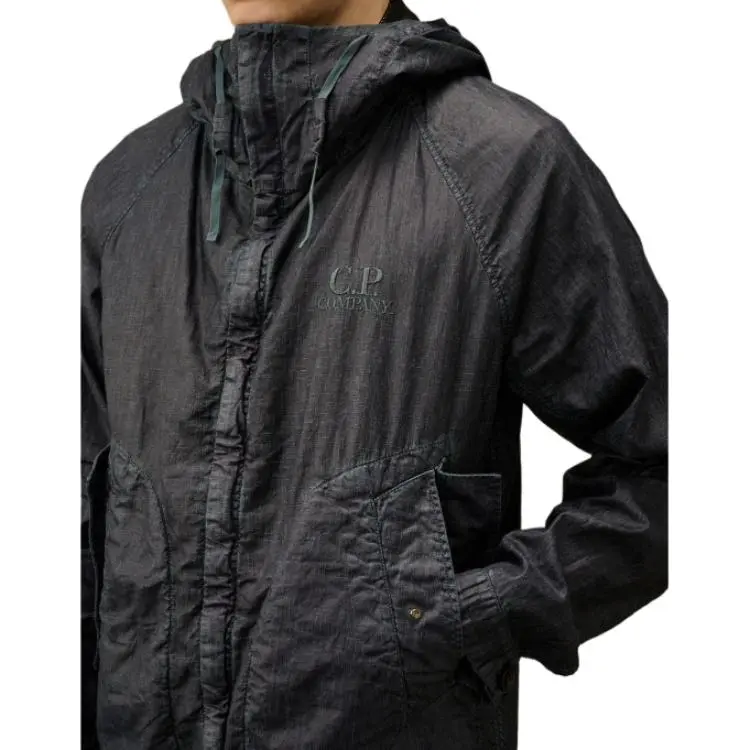 C.P.Company Goggle Waxed Jacket-4