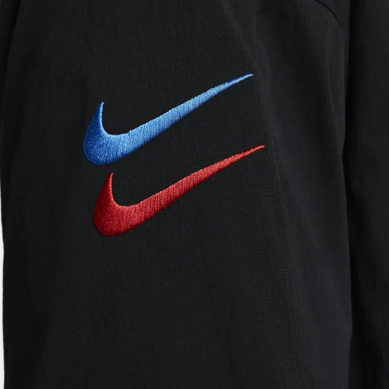 Nike x FIT F.C. Barcelona Jackets Coats Women's Black Signal Blue-4