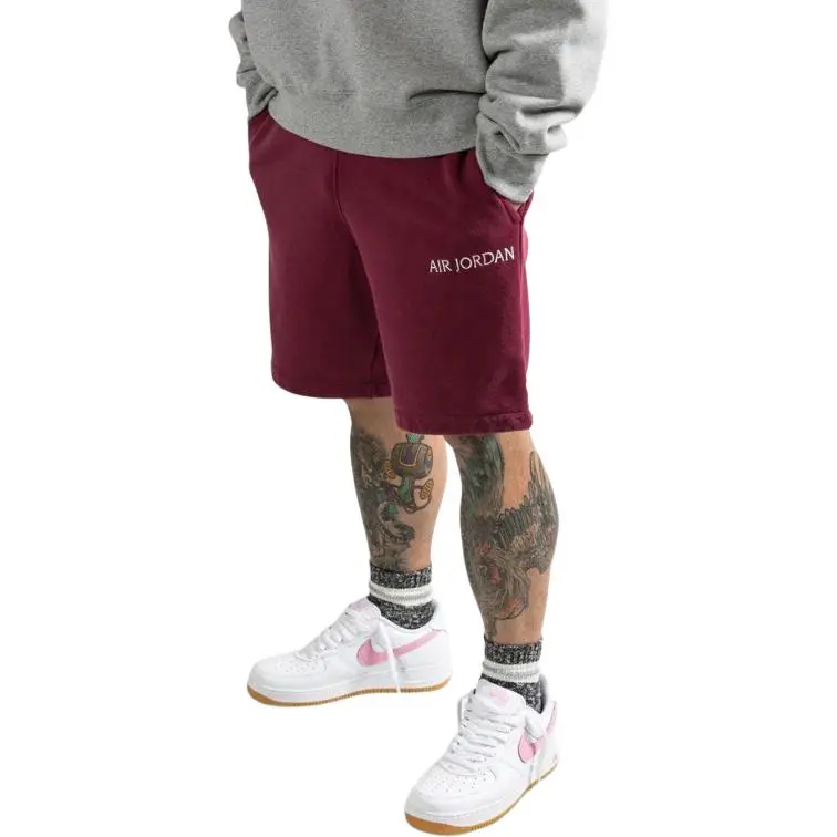 Jordan Casual Shorts Unisex Burgundy-4