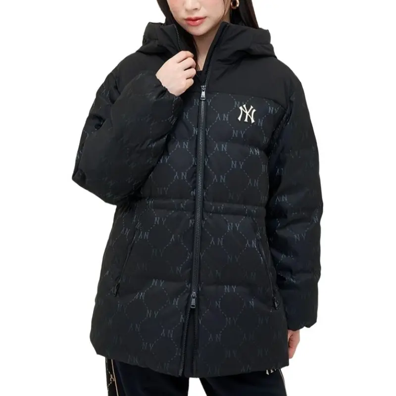MLB New York Yankees Down Jacket Women's Black-1