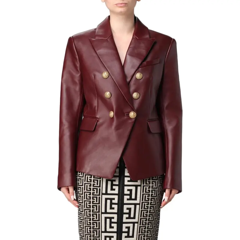 BALMAIN Jackets Women's Red-2