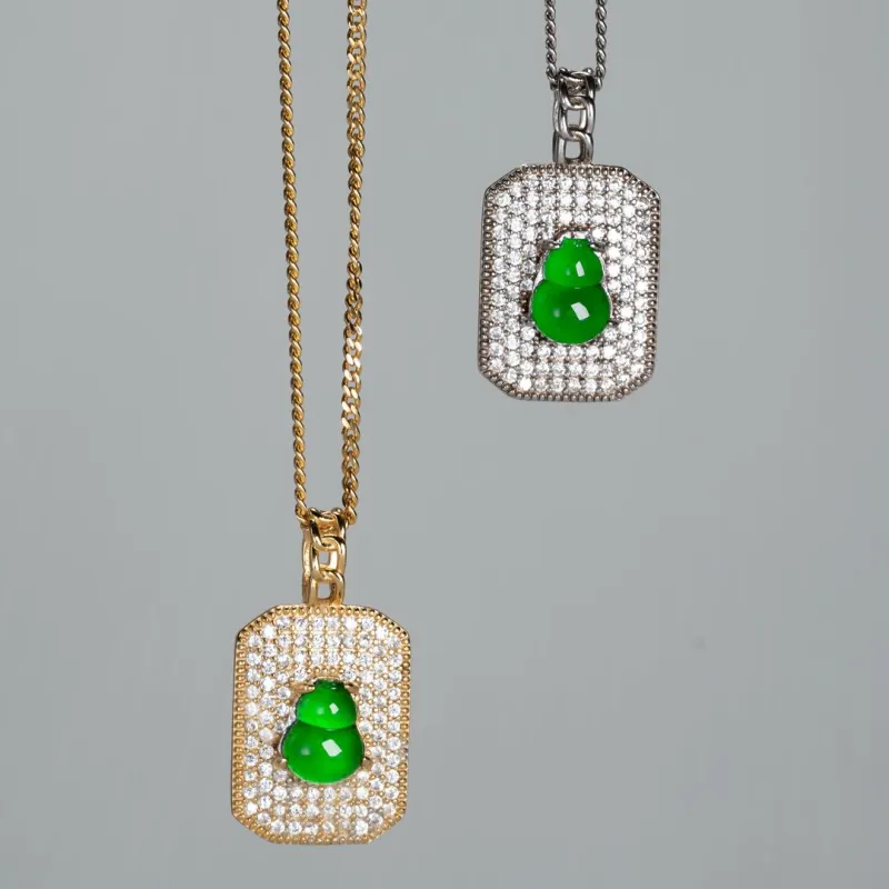 KALAIYIN Ice Glutinous Jadeite Necklaces Unisex-1