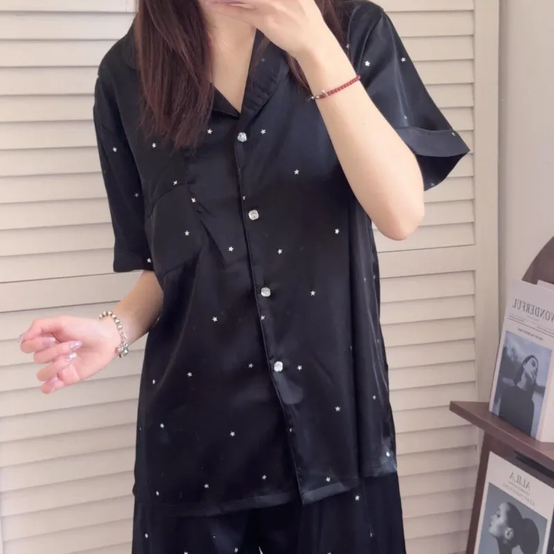 WANANNI Pajama Set Women's Romantic Galaxy-4