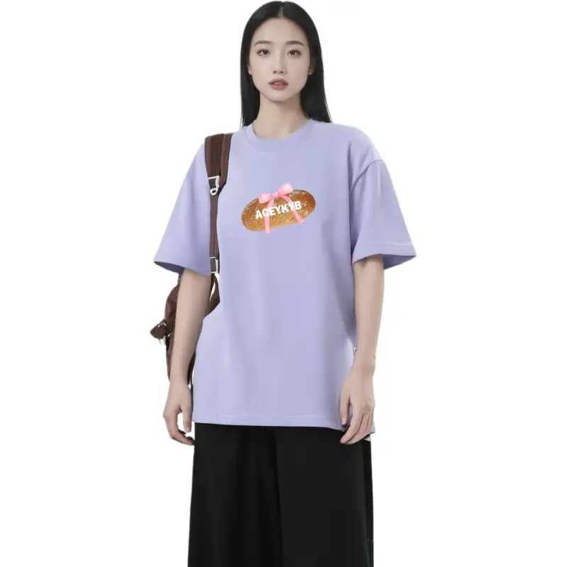 YK&YB T Shirts Unisex Lavender-2