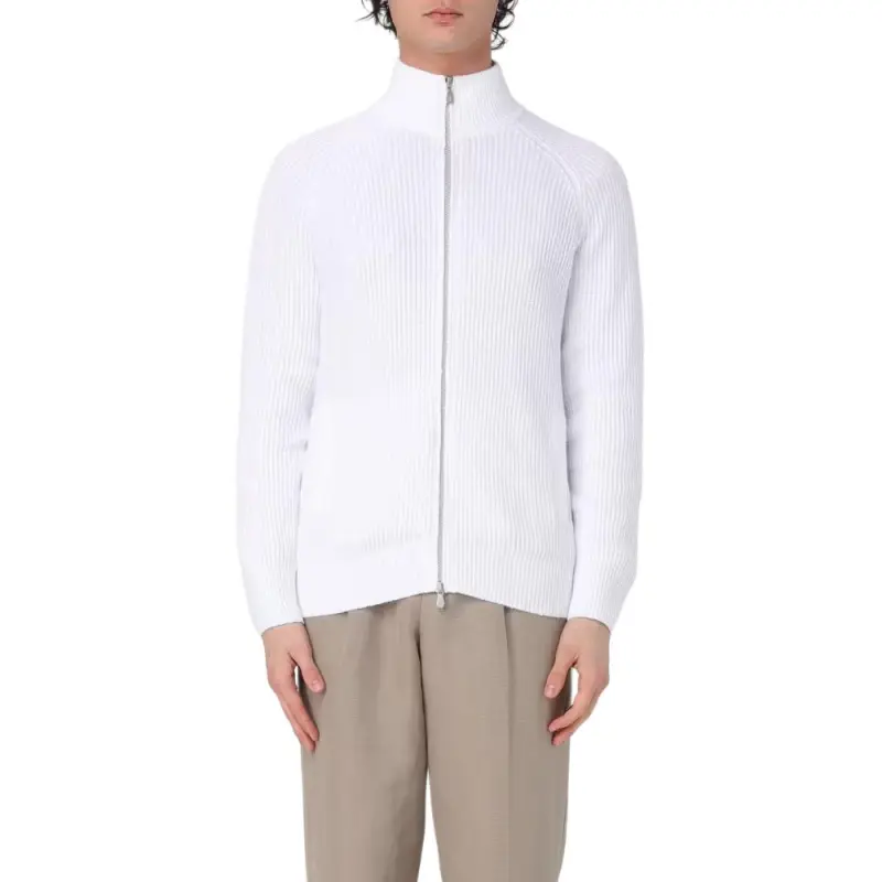 Brunello Cucinelli Zip Up Knitted Cardigan-2