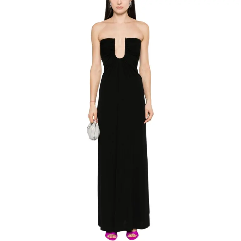Christopher Esber Arced Palm Strapless Dress-1