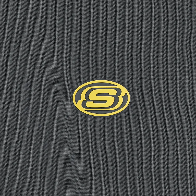 Skechers Sports Life Collection T-Shirt Unisex Oyster Black-3