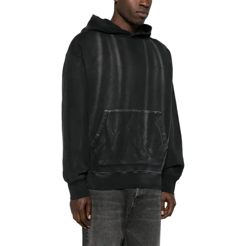 AMIRI Logo Embroidered Long Sleeved Hoodie-3