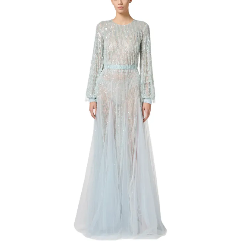Elisabetta Franchi Sequin embellished Gown-2