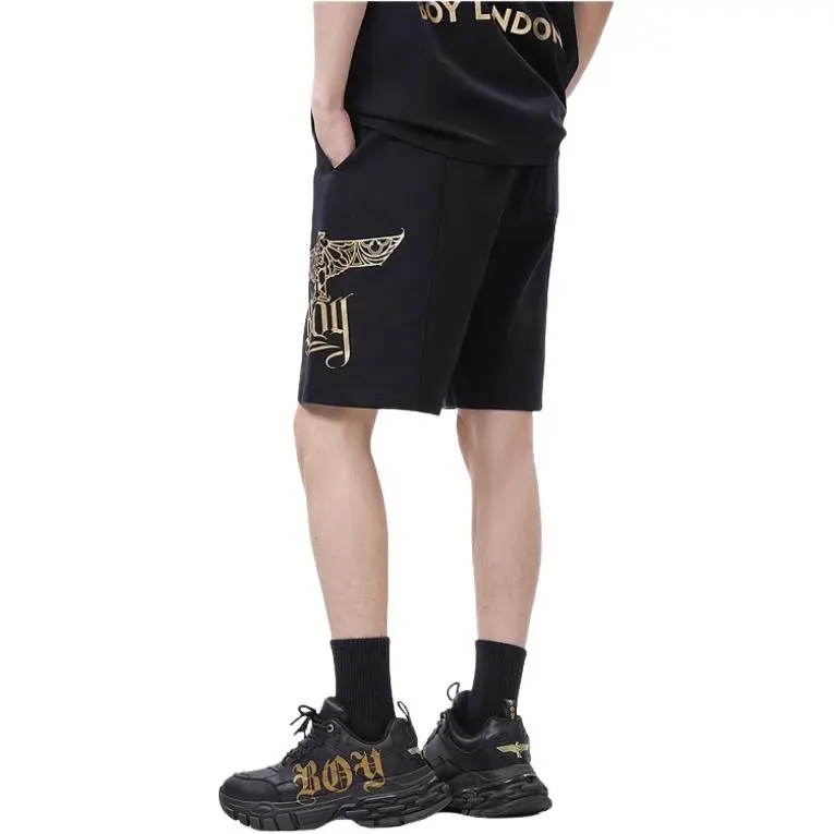 Boy London Casual Shorts Unisex Black-4