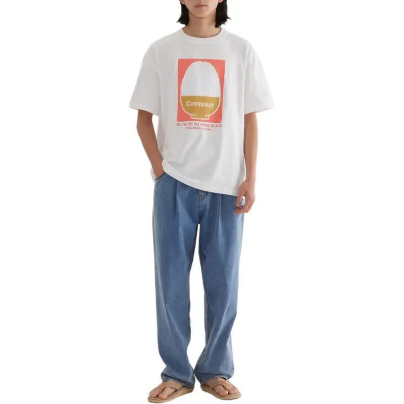 COVERNAT T Shirts Unisex White-2