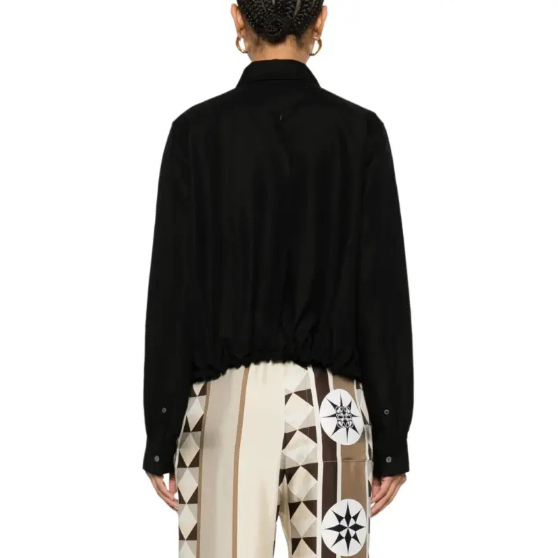 LOEWE Drawstring Shirt 'Black'-2