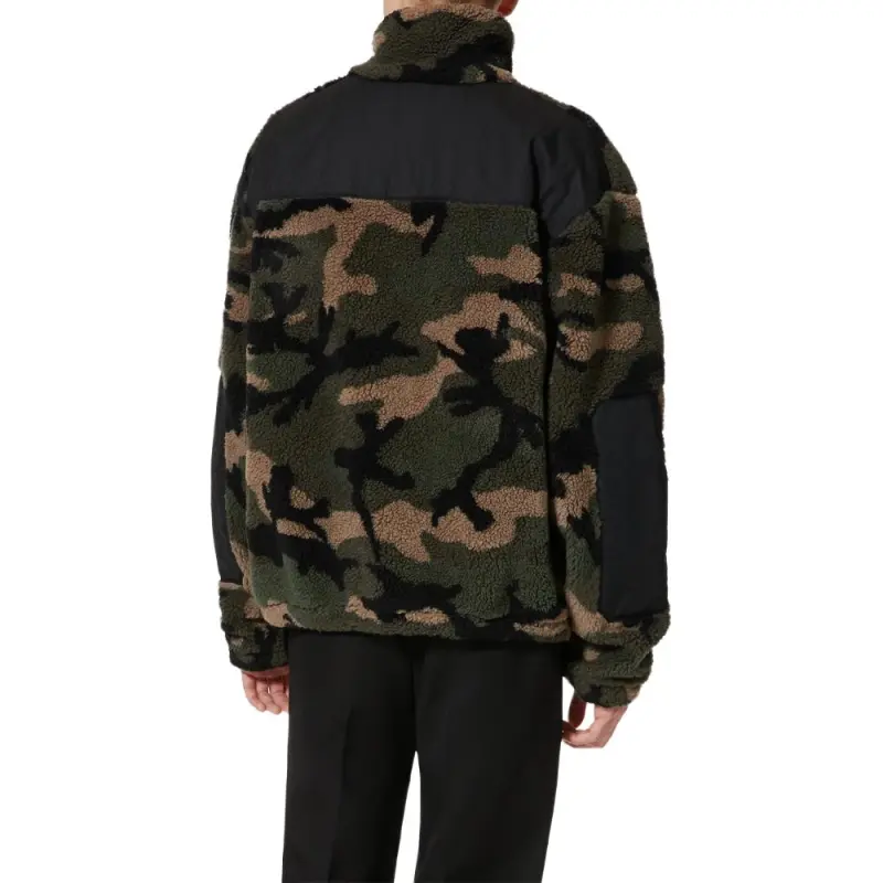 Valentino Camouflage Printed Long-Sleeved Jacket-4