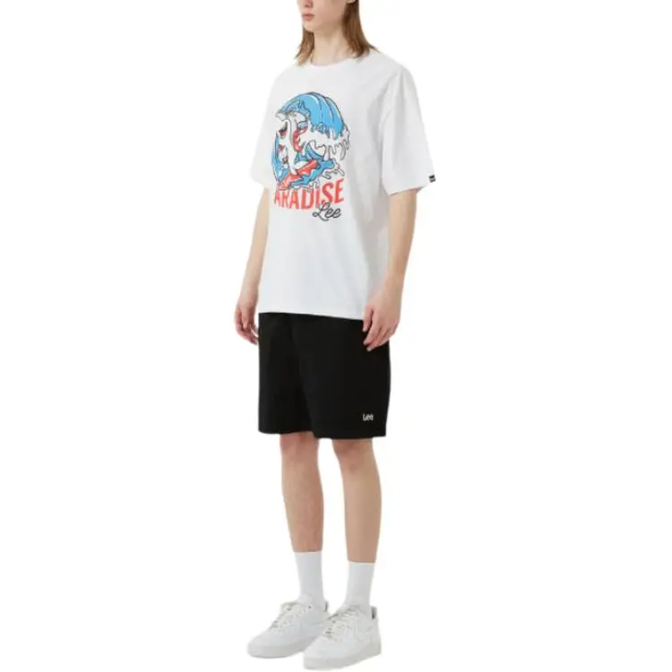 Lee Drop Shoulder Sleeve T Shirt Women's White-4