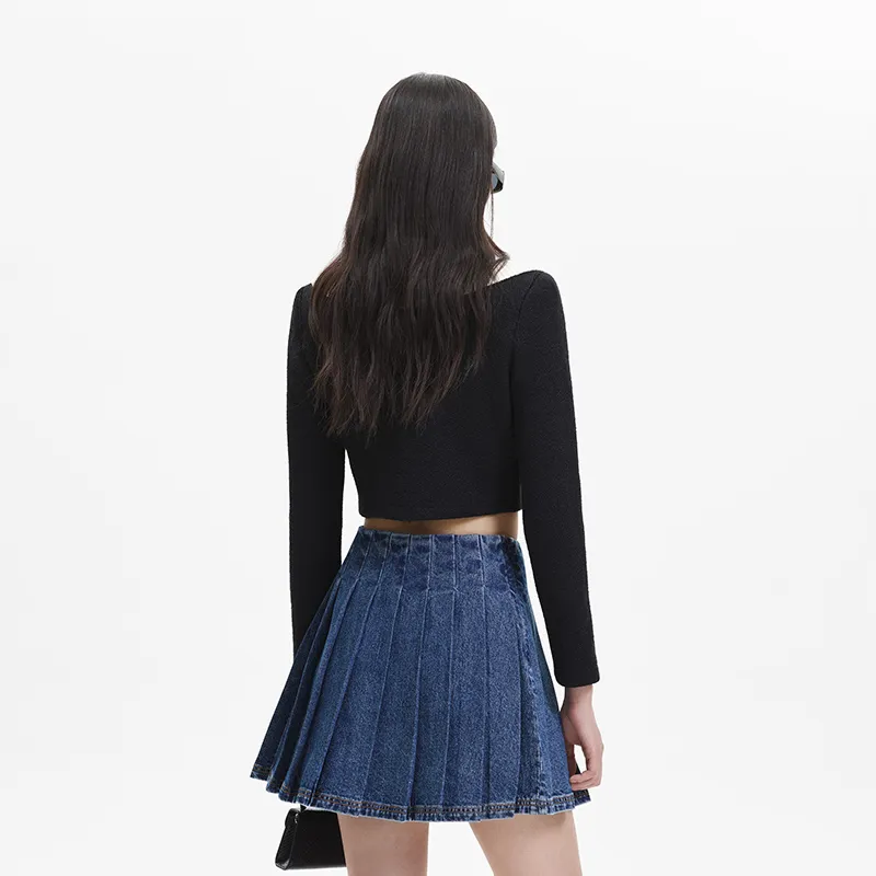 Self portrait Cropped Knitted Cardigan-1