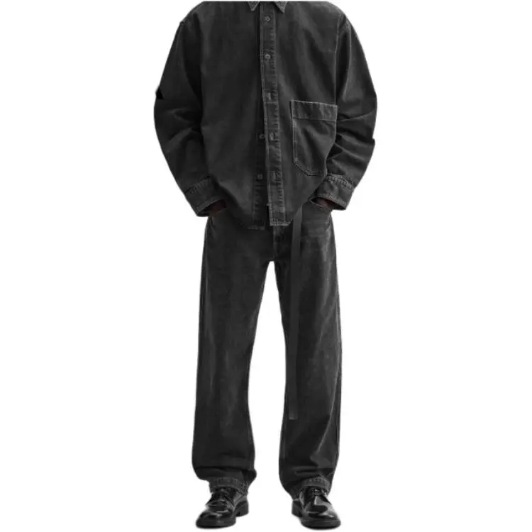ZARA Jeans Men Black-3