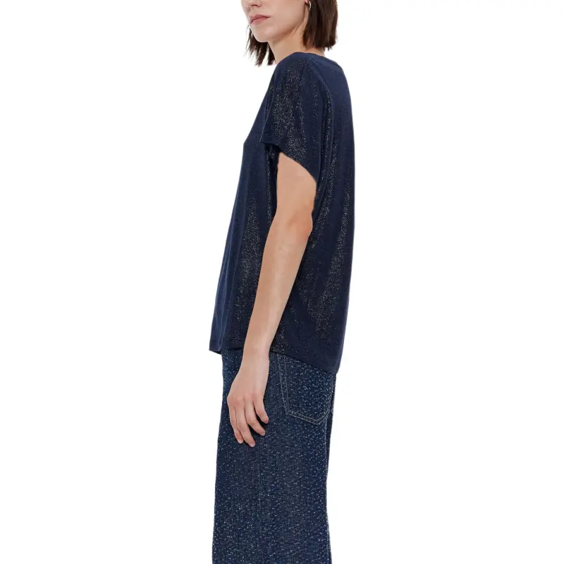 Bimba Y Lola Metallic-threading T-shirt-3
