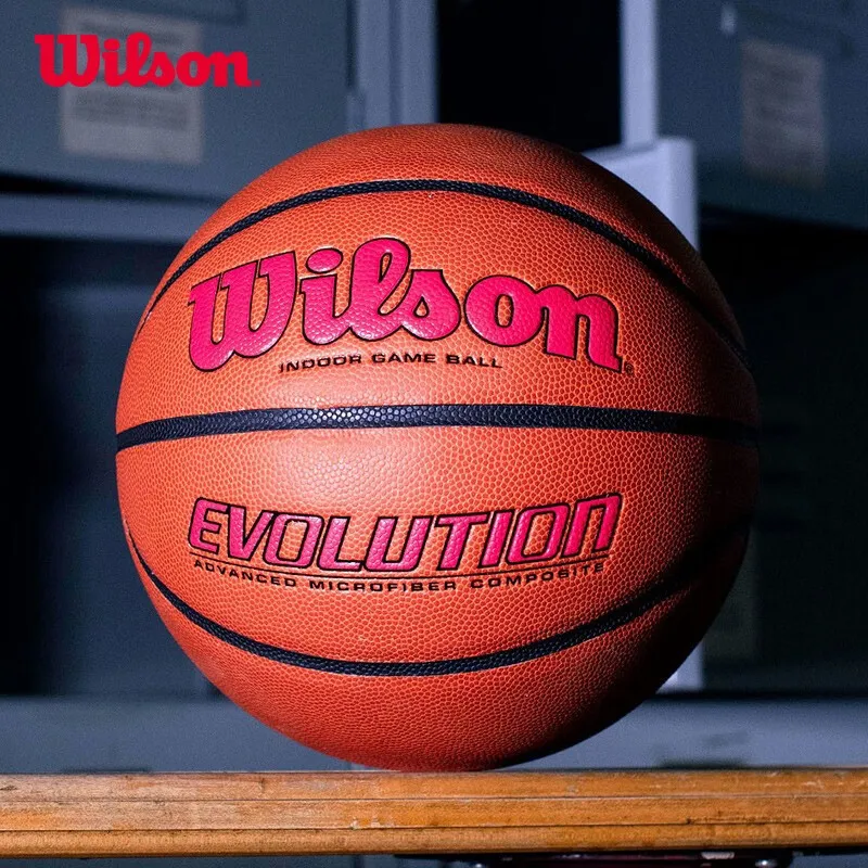 Wilson Microfiber Leather Basketball Orange Size 7 Ball Training Unisex-3