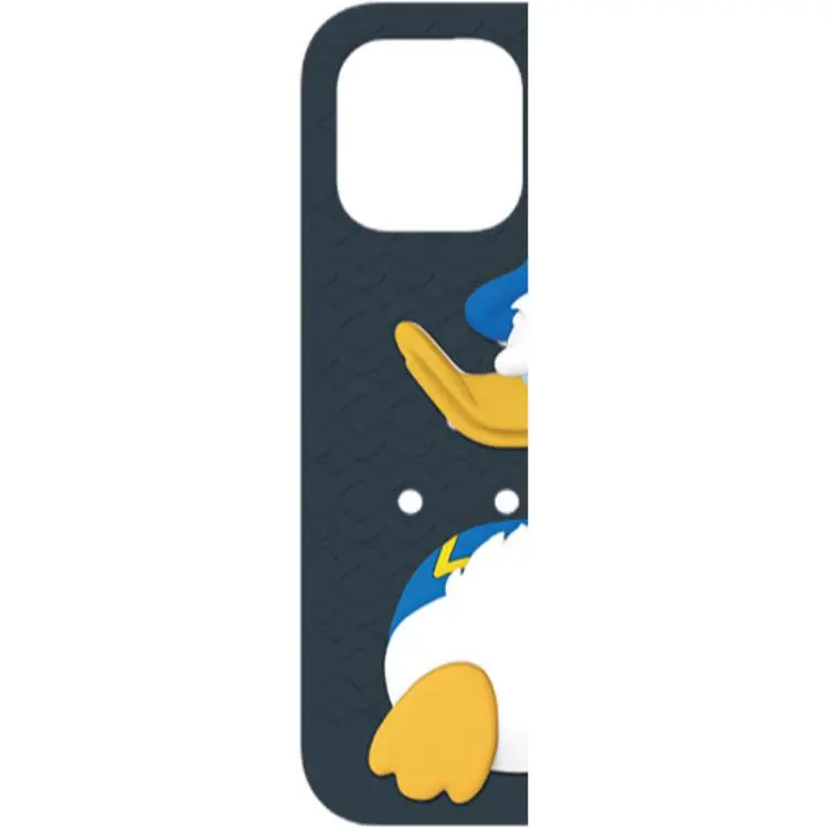 WONDERHOLE Silicone Material DIY Donald Duck Phone Case Combo Set 03 Compatible With IPhone 14/15/Pro/Max-3