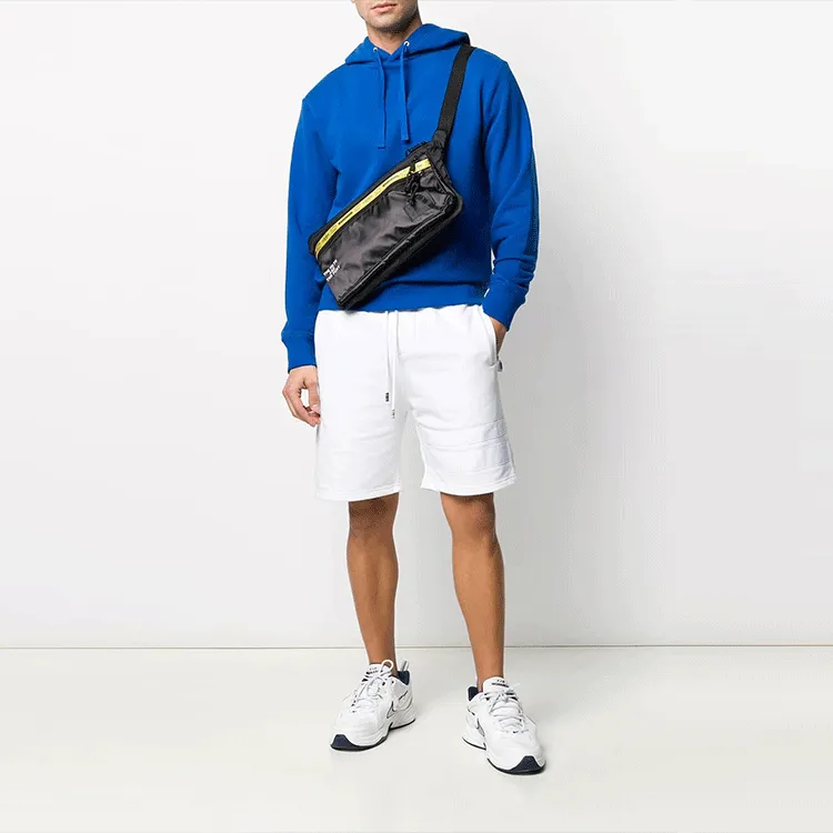 GCDS Sports Shorts Men White-3