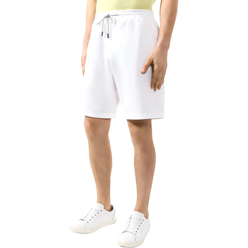 Zzegna Casual Shorts Men White-5