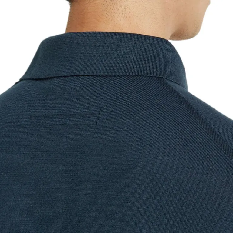 Zegna Polo Shirt Men's Dark Blue Green-4