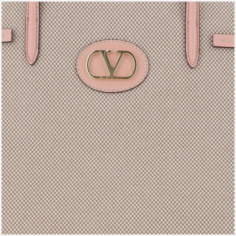 Valentino Antibes Logo Plaque Medium Tote Bag-4