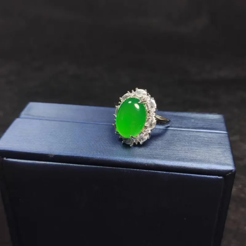 JUNWEN Chalcedony Rings Women's-1