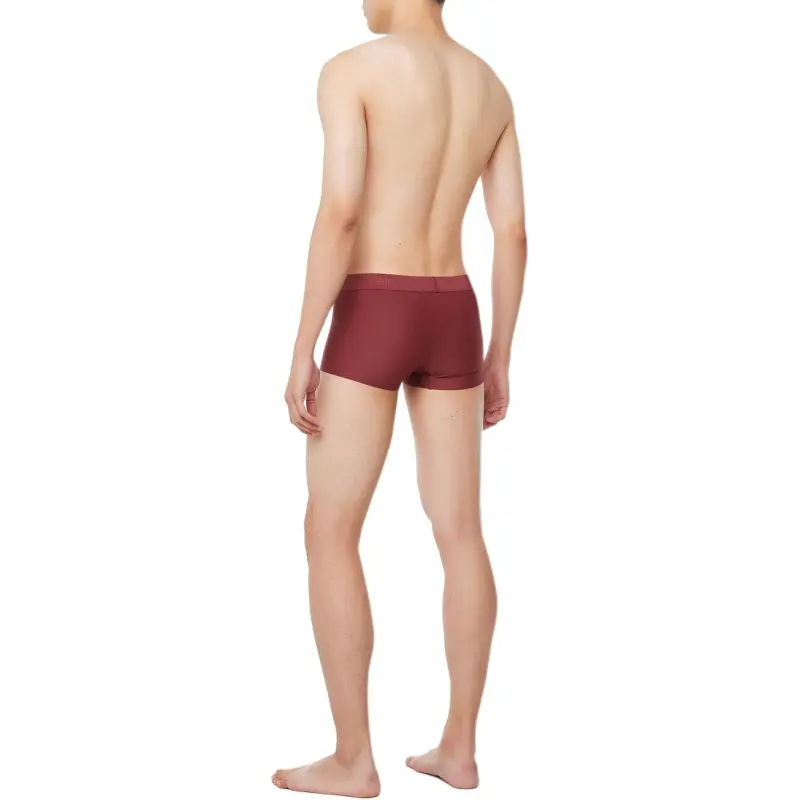 CALVIN KLEIN Underpants Men's 1 Pack Burgundy-2