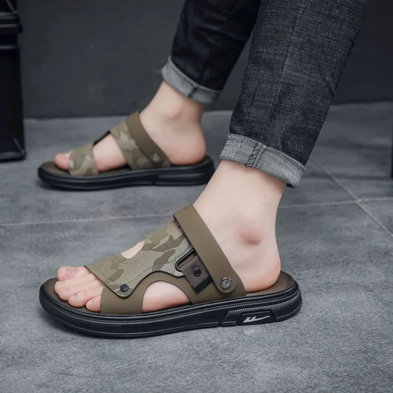Warrior Beach Sandals Men's Green-8