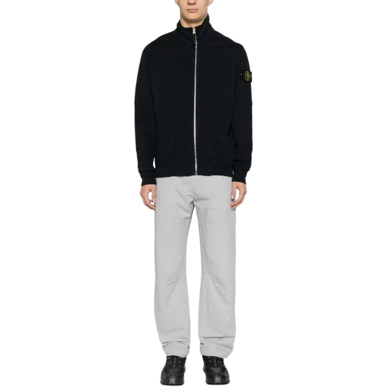 STONE ISLAND Compass Badge High Neck Zipped Sweatshirt-3