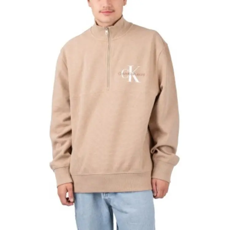 Calvin Klein Monologo Waffle High neck Sweatshirt-2