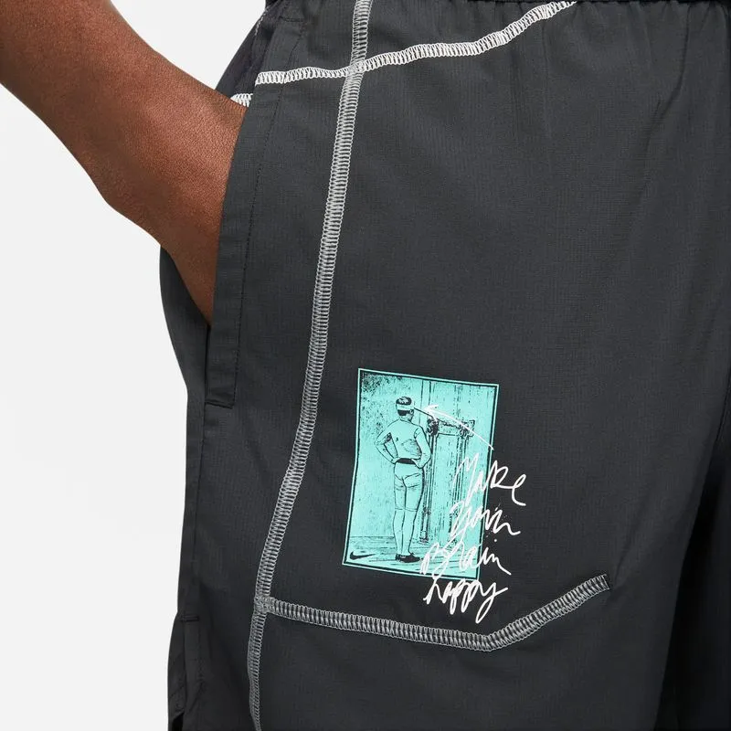 Nike Dri FIT Stride D.Y.E. Casual Shorts Men's Gray-4