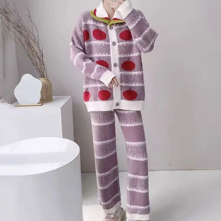 WANANNI Pajama Set Women's Purple-3