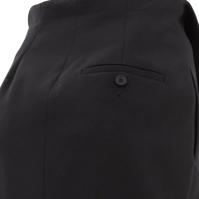 Alexander McQueen Zip Detailed Midi Skirt-3