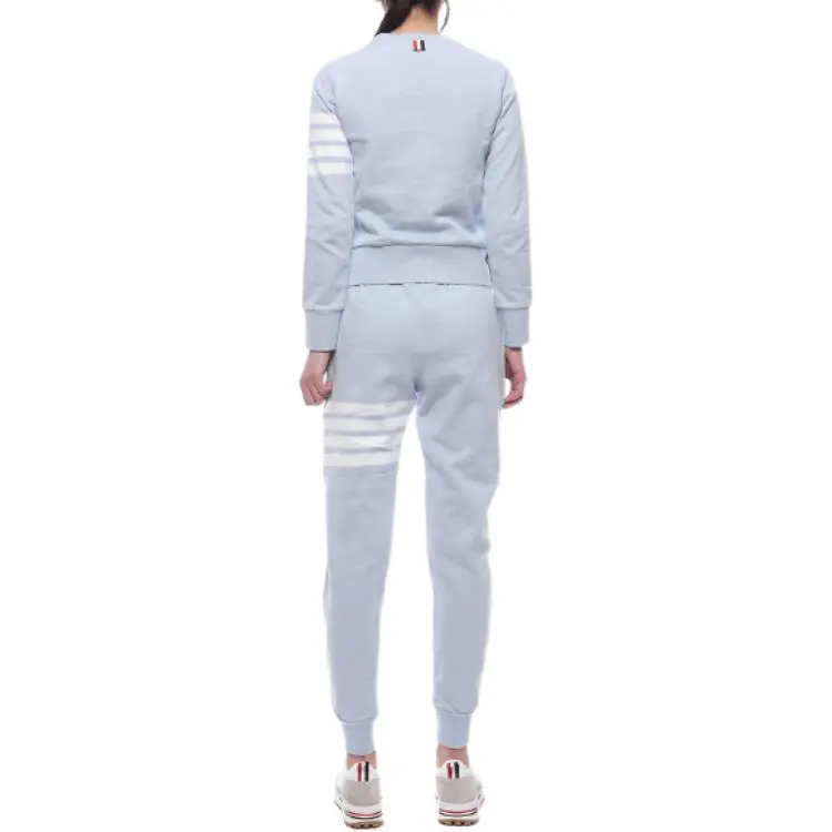 THOM BROWNE 4 Bar Stripe Crewneck Sweatshirt-4