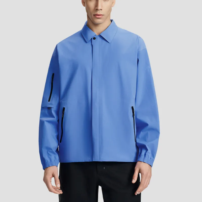 DESCENTE BLEU Sports Woven Jacket Men's-2