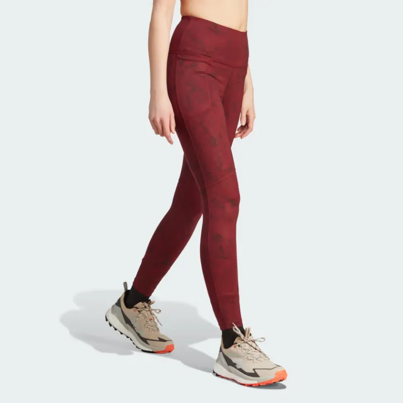 Adidas Leggings Women's Red-4