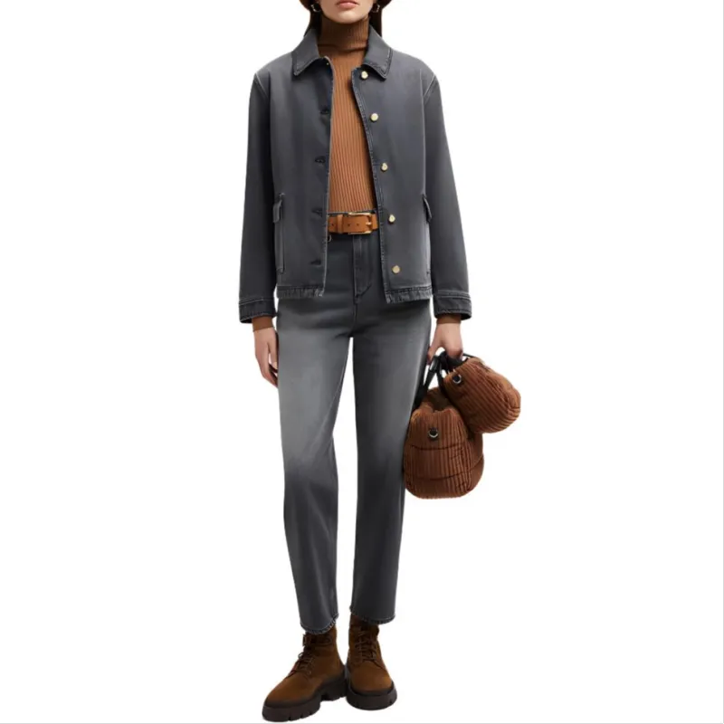 Moncler Grenoble Straight Leg Cropped Jeans-1