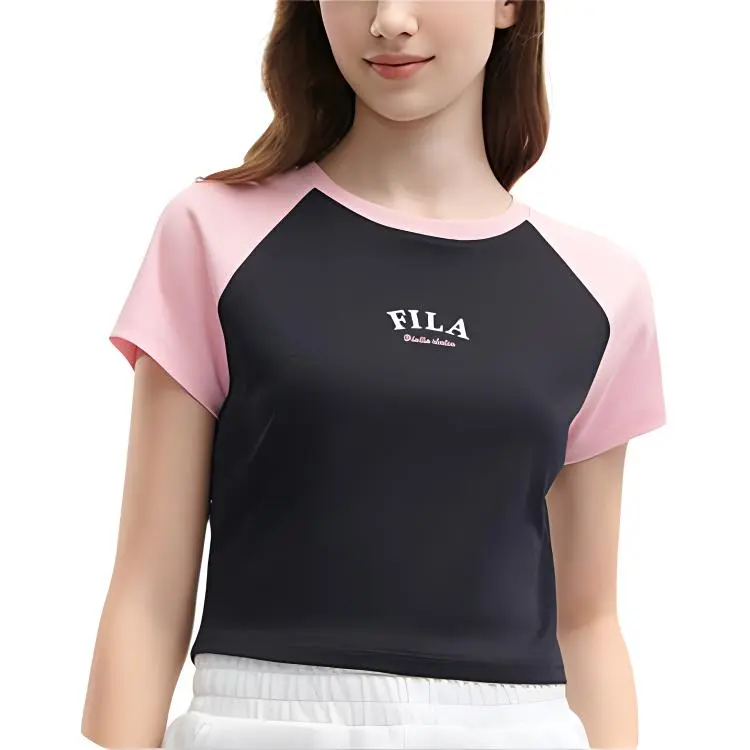 FILA Raglan Sleeve T Shirt Women's Legend Blue-3