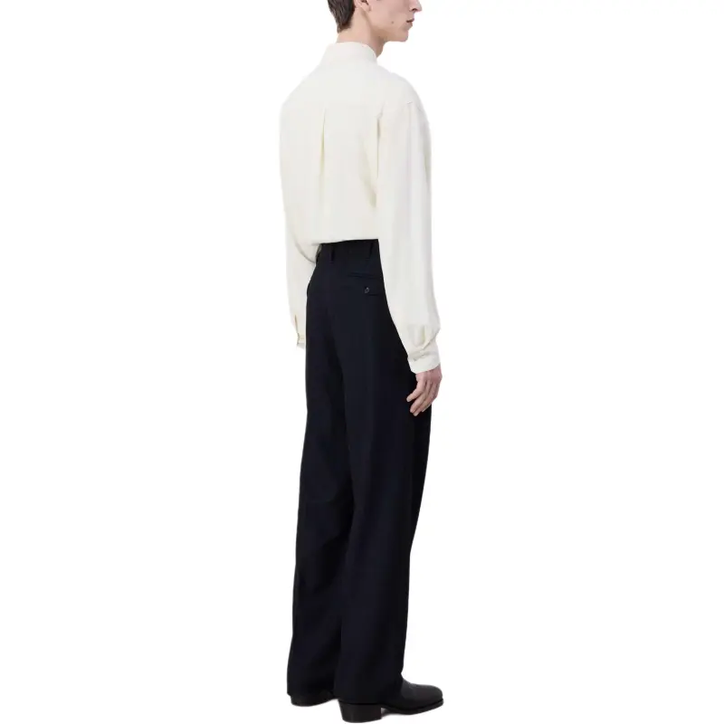 Lemaire Pleat detailing Straight leg Trousers-1
