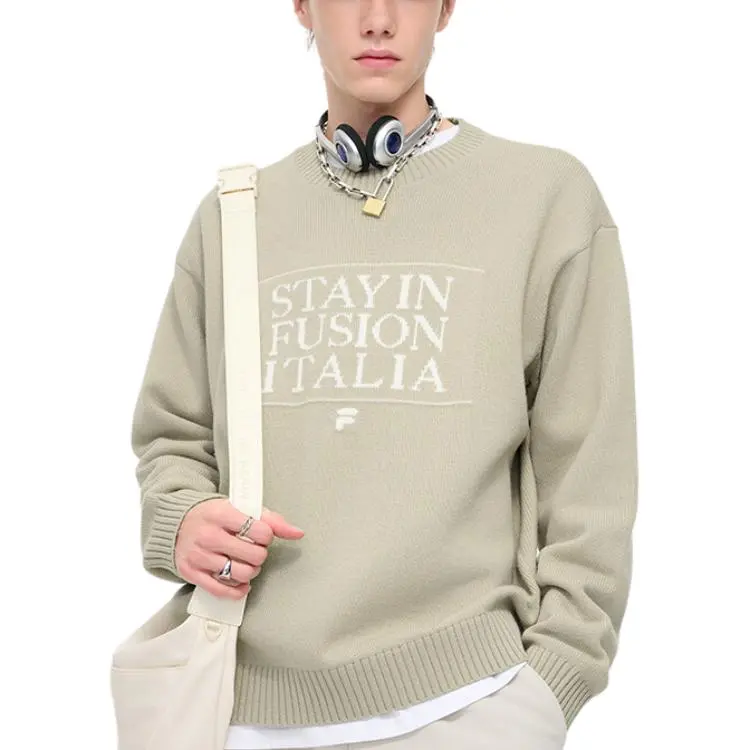 FILA FUSION Sweaters Unisex Feather Gray-2