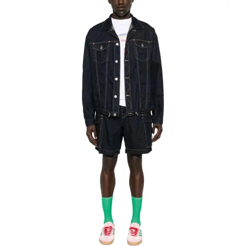 DSQUARED 2 Denim Cargo Shorts-1