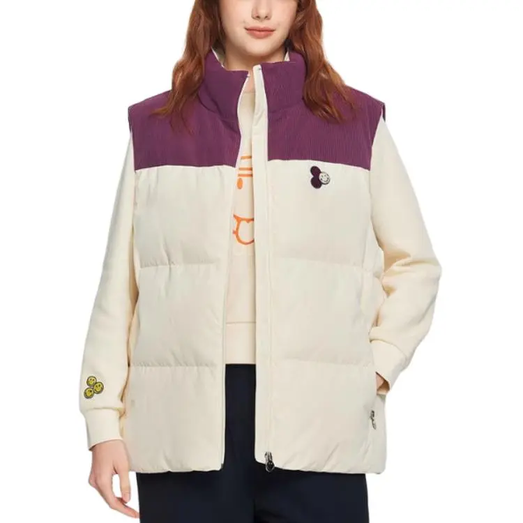 Skechers x SMILEYWORLD Vest Unisex Purple Brown-2